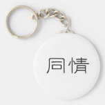 Symbole chinois pour la compassion porte-clefs