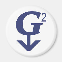 Symbole d'arrière-grand-père - G - carré Aimants
