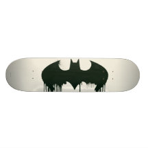 Symbole de batte - logo Spraypaint de Batman Skateboards Personnalisés