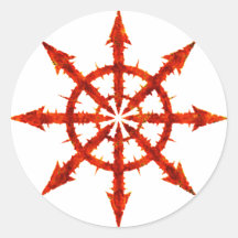 Symbole de chaos autocollants