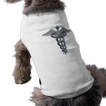 Symbole de corps médical tee-shirts pour animaux domestiques