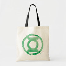 Symbole de lanterne de café - vert sacs de toile