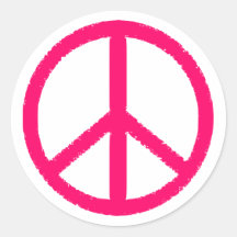 symbole de paix adhésif
