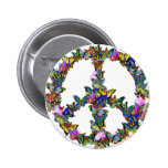 Symbole de paix de papillon pin's
