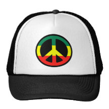 Symbole de paix de Rasta Casquette De Camionneur