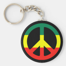 Symbole de paix de Rasta Porte-clef