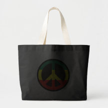 Symbole de paix de Rasta Sac En Toile