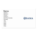 Symbole de paix d'Obama Modèles De Cartes De Visite