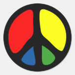 Symbole de paix super de hippie autocollants