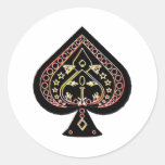 Symbole de pelles : Orange et rouge : Adhésifs