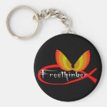 Symbole de poissons de Freethinking Porte-clé