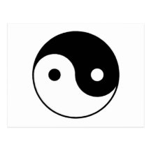 Symbole de Yin-Yang Cartes Postales