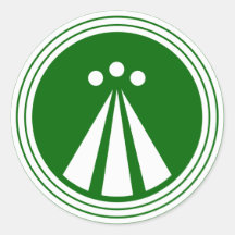 Symbole d'OBOD sur le noir Adhésifs