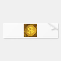 symbole dollar autocollant pour voiture