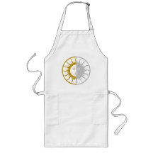 Symbole du SOLEIL et de LUNE - argent d'or Tabliers