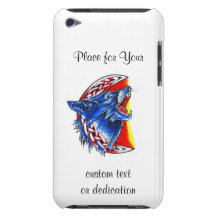 Symbole frais de tatouage de bande dessinée hurlan coque barely there iPod