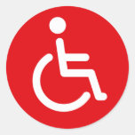 Symbole handicapé autocollants