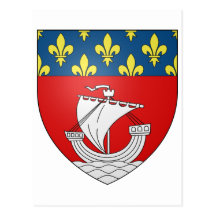 Symbole héraldique France de manteau officiel de B Cartes Postales