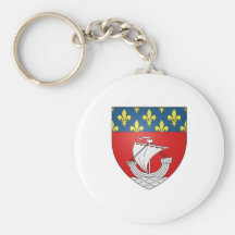 Symbole héraldique France de manteau officiel de B Porte-clef