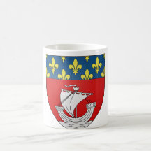 Symbole héraldique France de manteau officiel de B Tasse