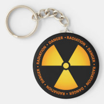 Symbole Keychain de rayonnement Porte-clé