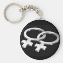 Symbole lesbien porte-clefs