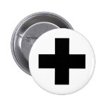 Symbole médical croisé médical de garde de sauveta pin's avec agrafe