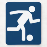 Symbole Mousepad du football du football Tapis De Souris