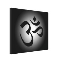 Symbole noir de l'OM Toile Tendue