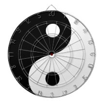 Symbole noir et blanc de Yin Yang