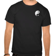 Symbole noir et blanc de Yin Yang T-shirt