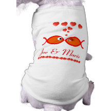 Symboles chrétiens de Valentine - v1 orange T-shirt Pour Animal Domestique
