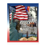 Symboles d'Américain des Etats-Unis Carte Postale