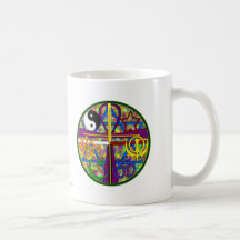 Symboles de chant religieux d'unité tasse à café