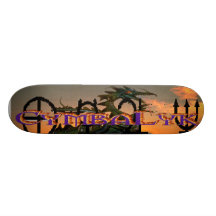 Symboles de dragon de CymbaLyk Plateau De Skateboard