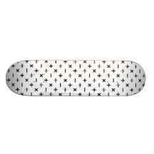 Symboles de maths - noirs et blancs skateboards personnalisables