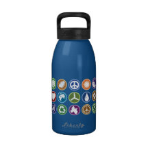 Symboles d'Eco Bouteilles D'eau Réutilisables