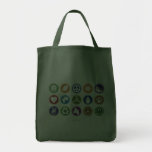 Symboles d'Eco Sacs En Toile