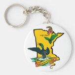 Symboles Keychain du Minnesota Porte-clef