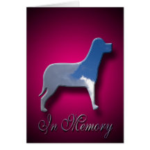 Sympathie pour la mort du chien cartes