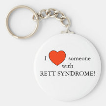 Syndrome Keychain de Rett Porte-clé