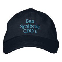 Synthétique CDO d'interdiction Casquettes Brodées