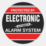Système d'alarme électronique autocollants ronds