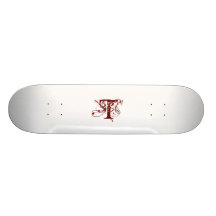 T initial planches à roulettes customisées