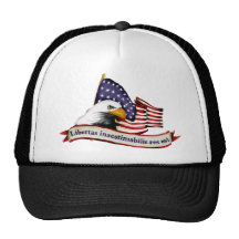 t latin de liberté de drapeau patriotique conserva casquettes de camionneur
