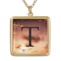 T  Momogram Necklace