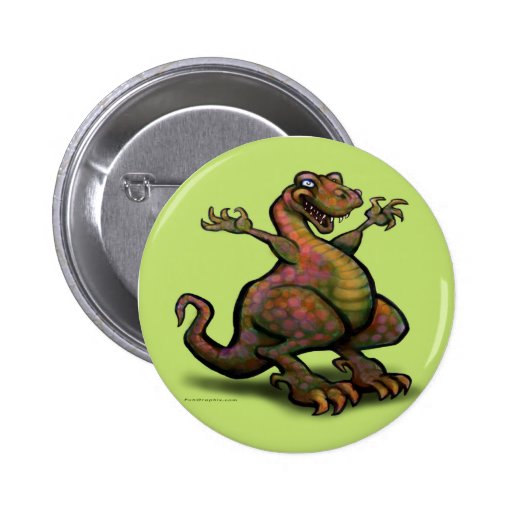 T-Rex Badges Avec Agrafe