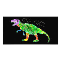 T-Rex Cartes Avec Photo