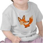 T-shirt amical mignon de bébé de Fox de bande dess t-shirts