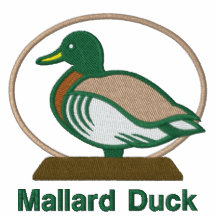 T-shirt brodé par canard de Mallard